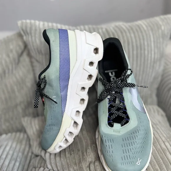 On Running Cloudmonster 2 Green Sneakers size 7 women’s - Picture 2 of 6